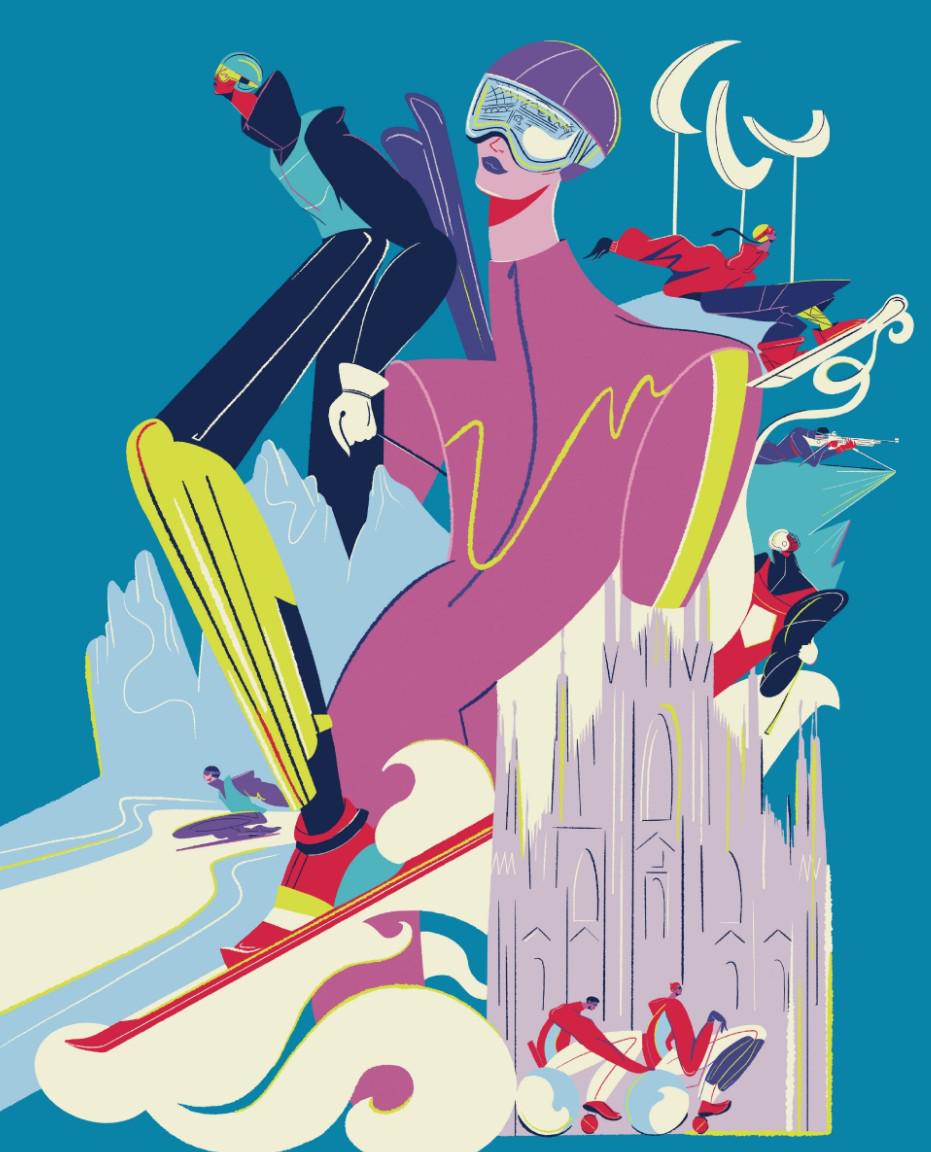 色彩鲜艳的, 色交相辉映, li表示